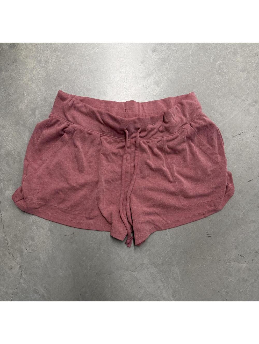 Y2K Stars Above Women’s Medium Mauve Pink Lounge Pajama Shorts Drawstring